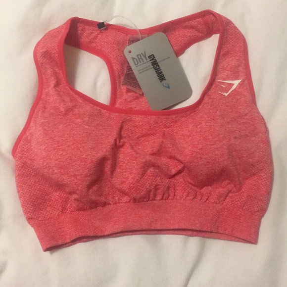 Gymshark Other - NWT GYMSHARK seamless sports bra-Coral